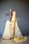 Hibiscus design Saree