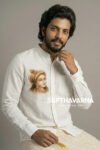 Hand Painted Krishna Premium White Shirt Vishu Special Collection