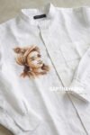Hand Painted Krishna Premium White Shirt – Vishu Special Collection-3