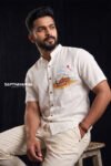 Hand Painted Khadi Shirt Off White