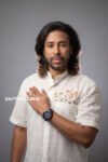 Premium Hand Embroidered White Khadi Shirt