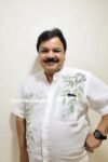 Hand-Painted Whispering Leaves Linen Shirt