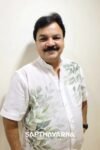 Hand-Painted Whispering Leaves Linen Shirt